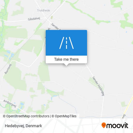 Hedebyvej map