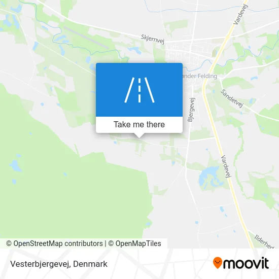 Vesterbjergevej map