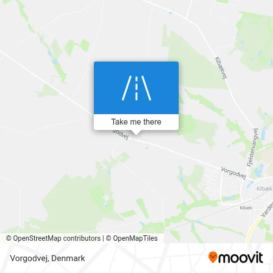 Vorgodvej map