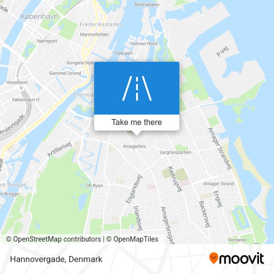 Hannovergade map