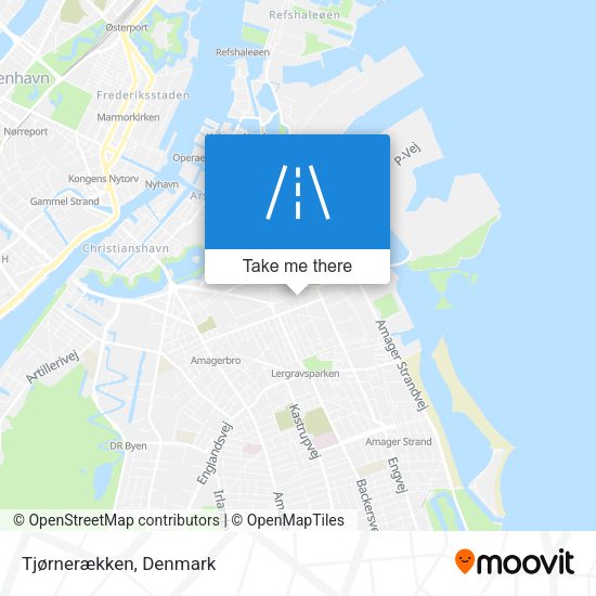 Tjørnerækken map