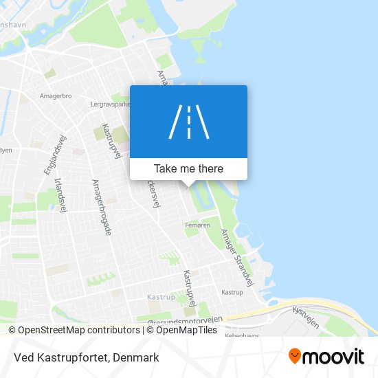 Ved Kastrupfortet map