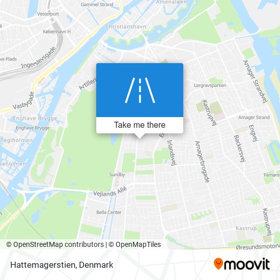 Hattemagerstien map