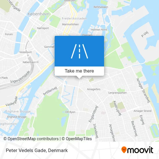 Peter Vedels Gade map