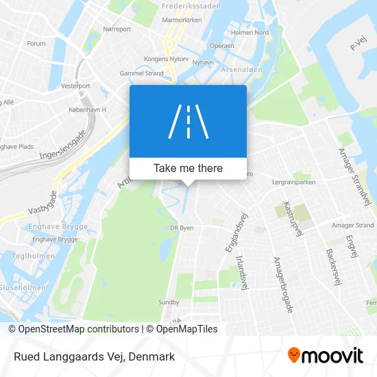 Rued Langgaards Vej map
