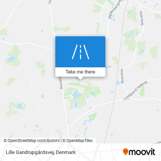 Lille Gandrupgårdsvej map