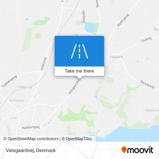 Valsgaardvej map