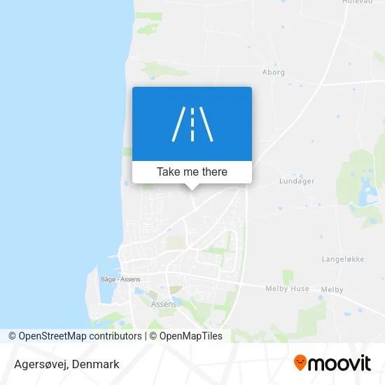 Agersøvej map