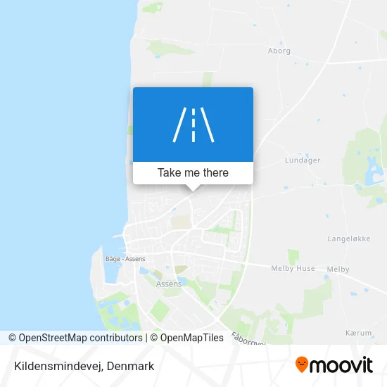 Kildensmindevej map