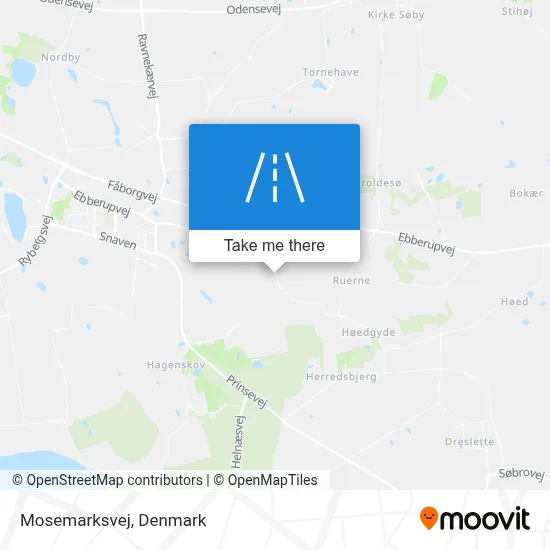 Mosemarksvej map