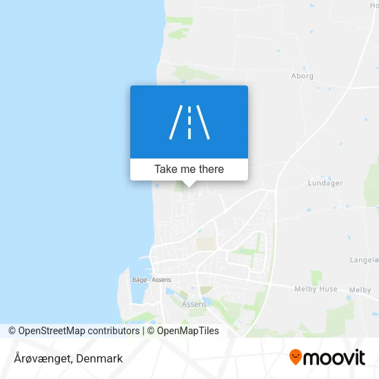 Årøvænget map