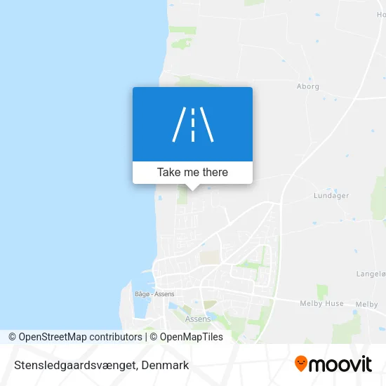 Stensledgaardsvænget map
