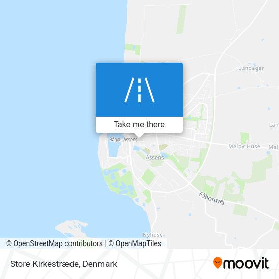 Store Kirkestræde map