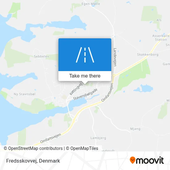 Fredsskovvej map