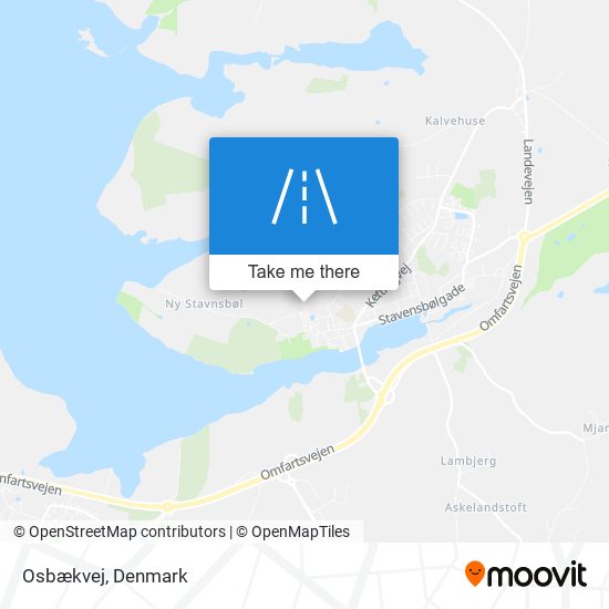 Osbækvej map