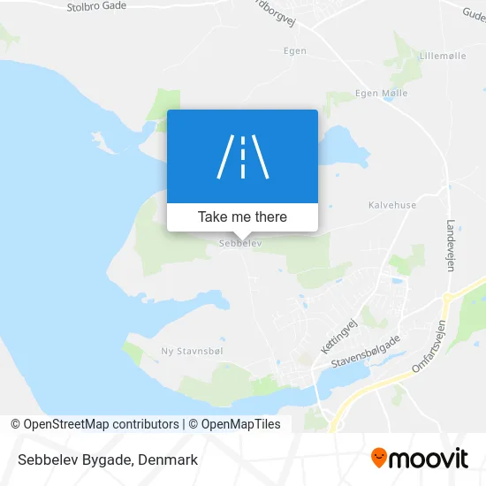 Sebbelev Bygade map
