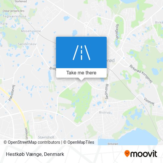 Hestkøb Vænge map