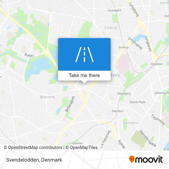 Svendelodden map