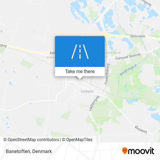 Banetoften map