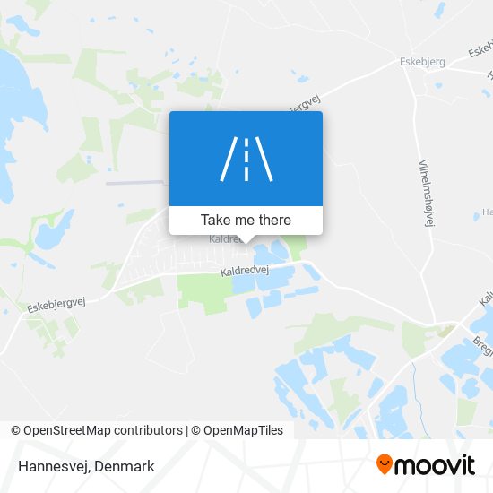 Hannesvej map