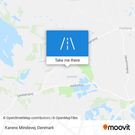 Karens Mindevej map