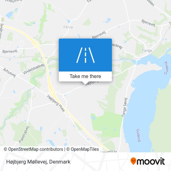 Højbjerg Møllevej map