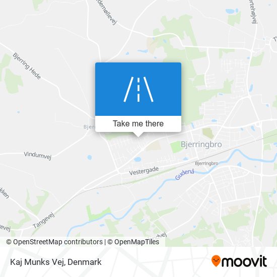 Kaj Munks Vej map