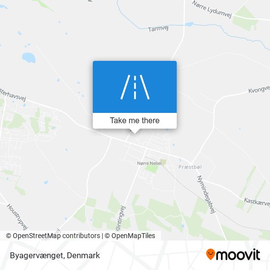 Byagervænget map