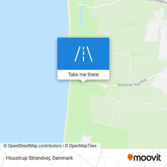 Houstrup Strandvej map