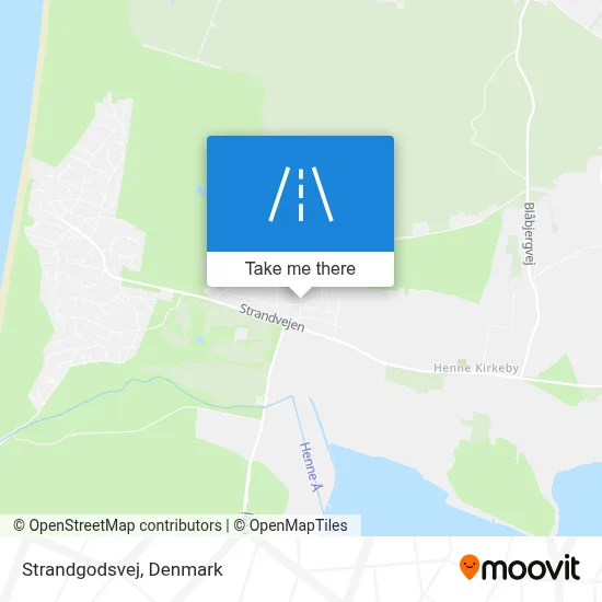 Strandgodsvej map