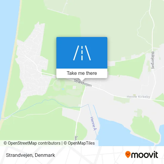 Strandvejen map