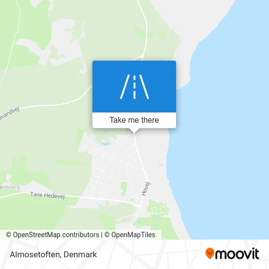 Almosetoften map