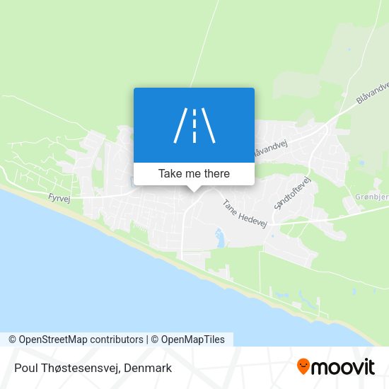Poul Thøstesensvej map