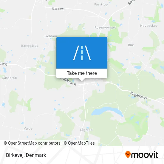 Birkevej map