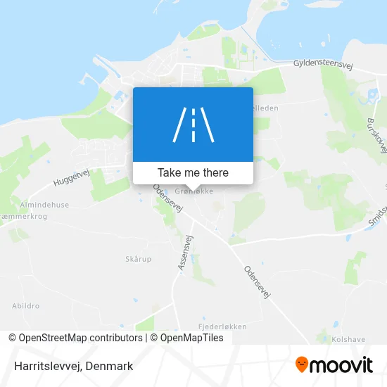 Harritslevvej map