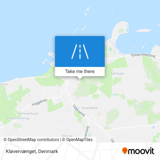 Kløvervænget map