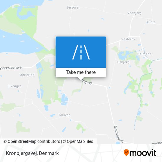 Kronbjergsvej map