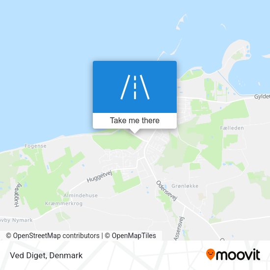 Ved Diget map