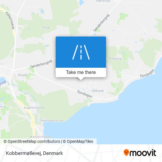 Kobbermøllevej map
