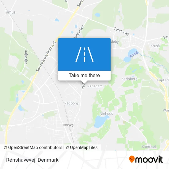 Rønshavevej map