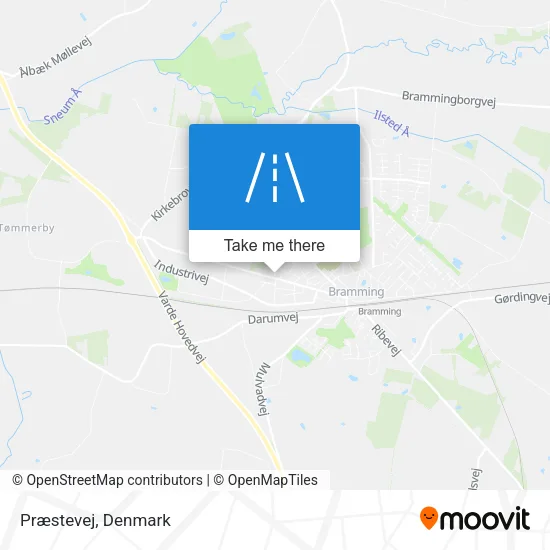 Præstevej map