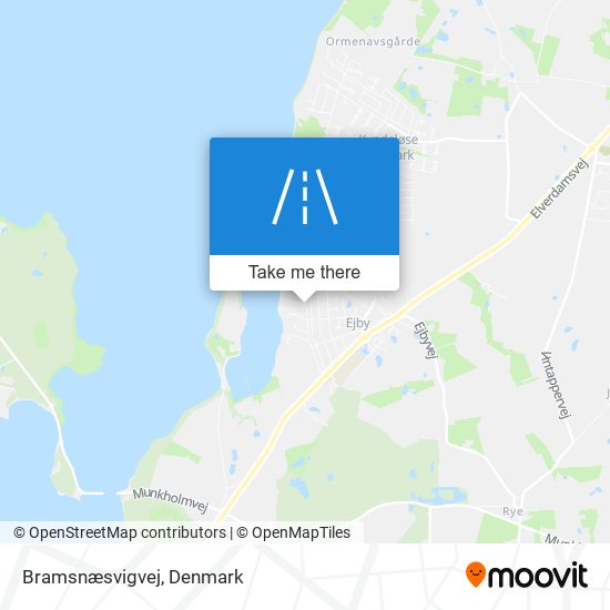 Bramsnæsvigvej map