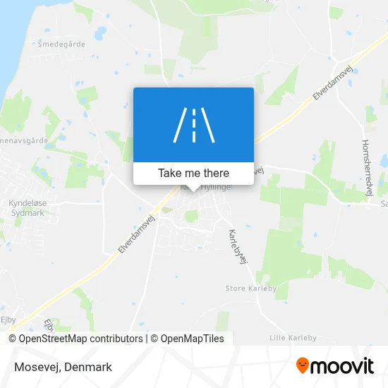 Mosevej map