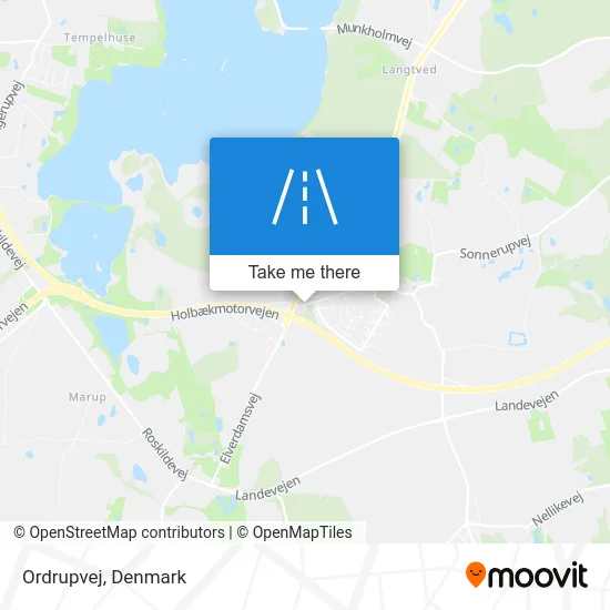 Ordrupvej map