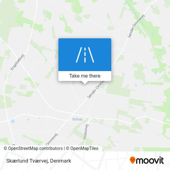 Skærlund Tværvej map