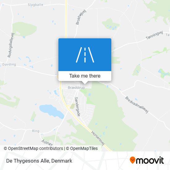 De Thygesons Alle map