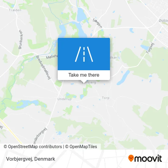Vorbjergvej map