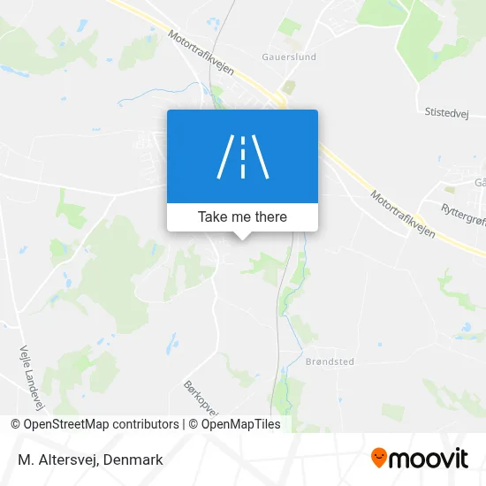 M. Altersvej map