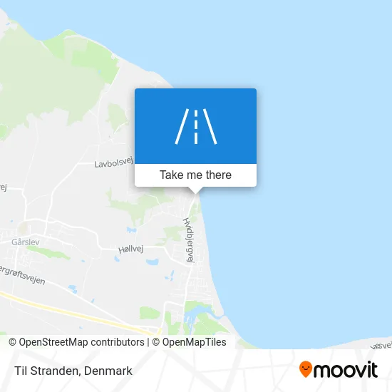Til Stranden map