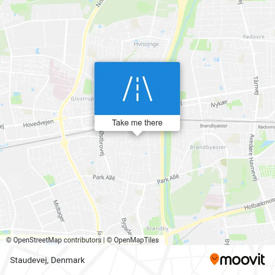 Staudevej map